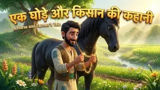 एक घोड़े और किसान की कहानी|A Horse And Farmer's Tale| #cartoonstory #forkids #foryou #hindicartoon 