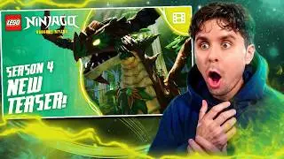 Пик приближается!! | Реакция на тизер-трейлер четвертого сезона Ninjago Dragons Rising!