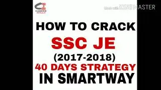 SSC JE (2017-2018) BEST BOOK AND SYLLABUS, PATTERN