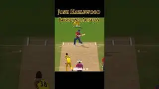 🤯Josh Hazlewood Bowling Action In Real Cricket 24 | Wicket Taking Tips / Real Cricket 24