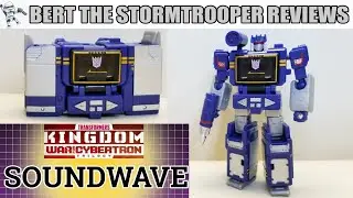 Kingdom Core Class SOUNDWAVE! Transformers War for Cybertron REVIEW! Bert The Stormtrooper Reviews!