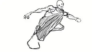 Drawing A Guy In A Dynamic Pose
