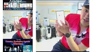 Airwheel Smart Electric Luggage &ndash; Ride Your Way Through the Airport! ✈️🧳