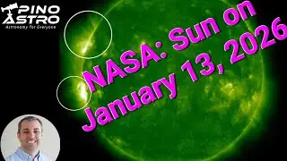NASA: Sun on Jan 13, 2026 #PinoAstro - Solar Dynamics Observatory - Flares, CME & Coronal Holes!
