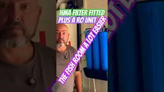 HMA + RO filter fitted #aquarium #fishkeepinghobby #filtration