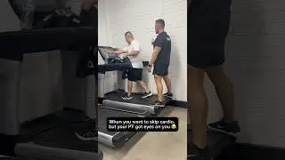 When you get busted by your PT 😂