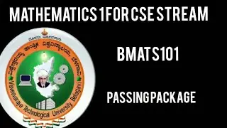 Mathematics 1 for CSE stream vtu passing package| BMATS101 #maths#examquestions #engineering