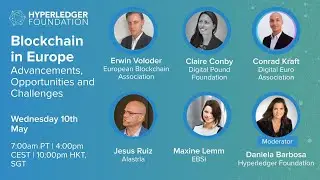 Hyperledger in-depth webinar: Blockchain in Europe: Advancements, Opportunities and Challenges