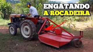 COMO COLOCAR A ROÇADEIRA NO TRATOR AGRALE 4100 ep.10