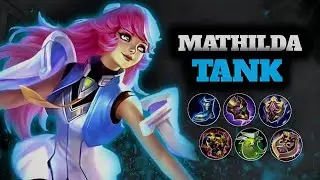 Gameplay Mathilda 2024 Build Tank | SOLO RANK TO IMMORTAL ~ Mobile Legends