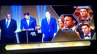 Церемония вручения золотого мяча 2015-2016!