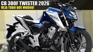 NOVA CB 300F TWISTER 2026 - LAN&Ccedil;AMENTO HONDA