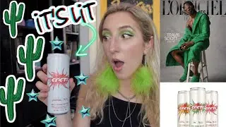 Taste Testing Travis Scotts Cacti Seltzer!! (my first reactions!!!)