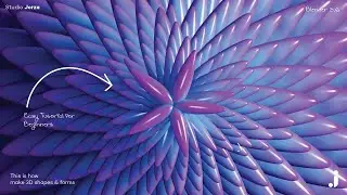 Make 3d animation like in cinema 4d use blender | 3D Shapes & Forms | Blender tutorial beginner
