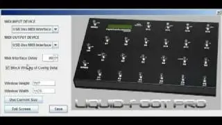 Liquid-Foot Pro PC/MAC Editor -- Config