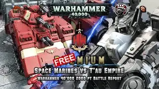 Ultramarines Vs T'au Empire ITC Warhammer 40k Battle Report Hellstorm Premium Classic