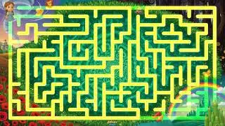 Maze Game Challenge | Solving the Wizard of Oz Maze Puzzle Animated  Solution Labyrinth