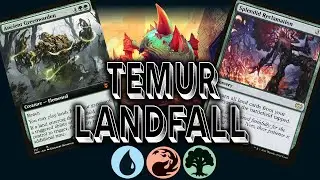 LANDFALL MILL | Janky Temur Landfall Combo Deck | MTG Arena Standard Mythic Ranked | SNC