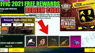 FFIC 2021 MILESTONE REWARDS || FREE FIRE INDIA CHAMPIONSHIP GRAND FINALE FREE REWARDS