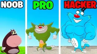 NOOB vs PRO vs HACKER | In Slap King | With Oggy And Jack | Rock Indian Gamer |