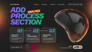 How to Create a Process Section in Elementor (Free Process Widget | Step-By-Step Guide)