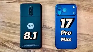 Shift Phone 8.1 против iPhone 17 Pro Max