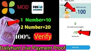 Daily hunt App payment proof | Dailyhunt App se paise kaise kamaye | Dailyhunt Live Payment Proof