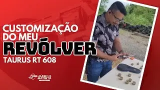 Customiza&ccedil;&atilde;o realizada no meu Rev&oacute;lver Taurus RT 608