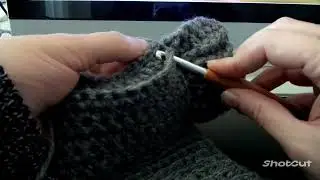 How to reinforce the heel for handmade crochet slippers