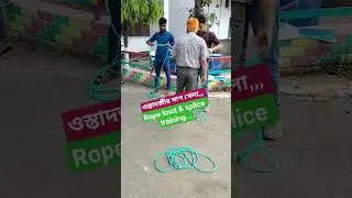 Knot & splice training in the field.. #lineman #training #trend #video