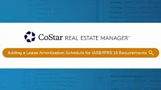Lease Accounting Software Demo: Adding an Amortization Schedule for IASB IFRS 16 Requirements