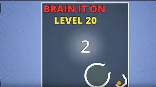 How to complete level 20 Brain it on tutorial soluce - 3 stars Get the ball out of the jar tutorial