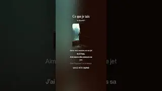 Ce que je tais