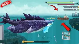 Hungry Shark Evolution NEW Update &ndash; Enemy Sharkjira Giant Monster Gameplay | All 26 Sharks Unlocked