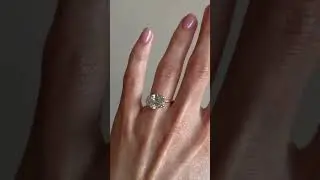 East To West Oval Cut Moissanite Diamond Solitaire Engagement Ring