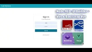 Node-RED UIBuilder - Part 8.2 - Token based Login with Session