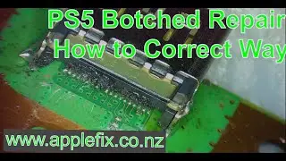 PS5 Failed HDMI Port Soldering, How to solder HDMI Port Correct Way | PS5 Repair Hamilton NZ |