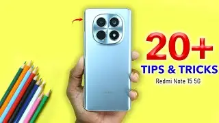 Redmi Note 15 Top 20+ Hidden Features🔥 || Redmi Note 15 5G Tips and Tricks 