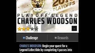 Charles Woodson Legenday Playoff Live Event Madden Mobile
