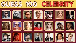 🎬✨ Guess The Celebrity In 3 Seconds | 🌍 100 Most Famous People In The World 🤩⭐