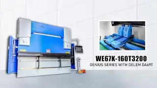WE67K-160T3200 Genius CNC Press Brake With DELEM DA69T And Wila Clamp