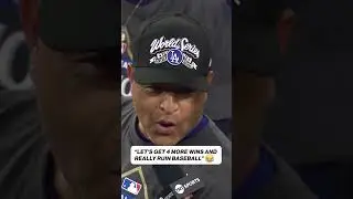Dave Roberts has his eyes set on back-to-back World Series titles 🏆 #Dodgers #MLB