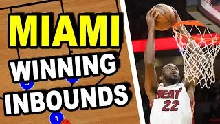 Gioco vincente in rimessa laterale dei Miami Heat
