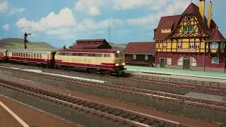 BR753 mit Rheingold Einfahrt Bahnhof Mettenheim