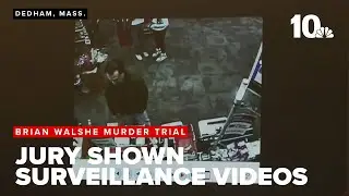 Jurors in Brian Walshe murder trial shown surveillance videos of defendant