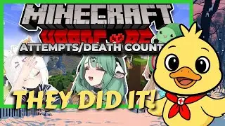 Нейро, Ведал, Филиан и Крэлли пытаются пройти хардкорный режим Minecraft: лучшие моменты | Реакци...