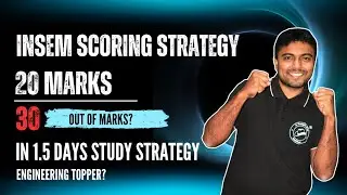Insem Scoring Strategy Out of 30 Marks in 1.5 Days Study | Engineering | #engineering #automobile