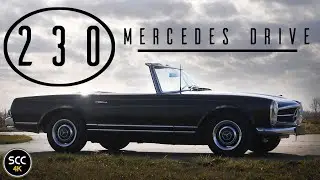 MERCEDES 230 SL W113 PAGODA | 4K | Mercedes-Benz drive in top gear with engine sound | SCC TV