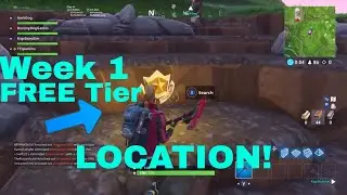 Get BONUS Battle Pass Tier SEASON 5 WEEK 1 FREE Tier LOCATION! (Fortnite BR)