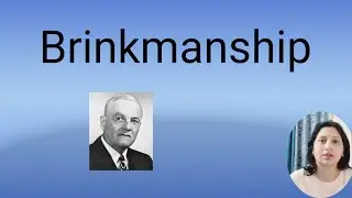 Brinkmanship in International Relations | Cold War Strategy Explained  #coldwar #brinkmanship